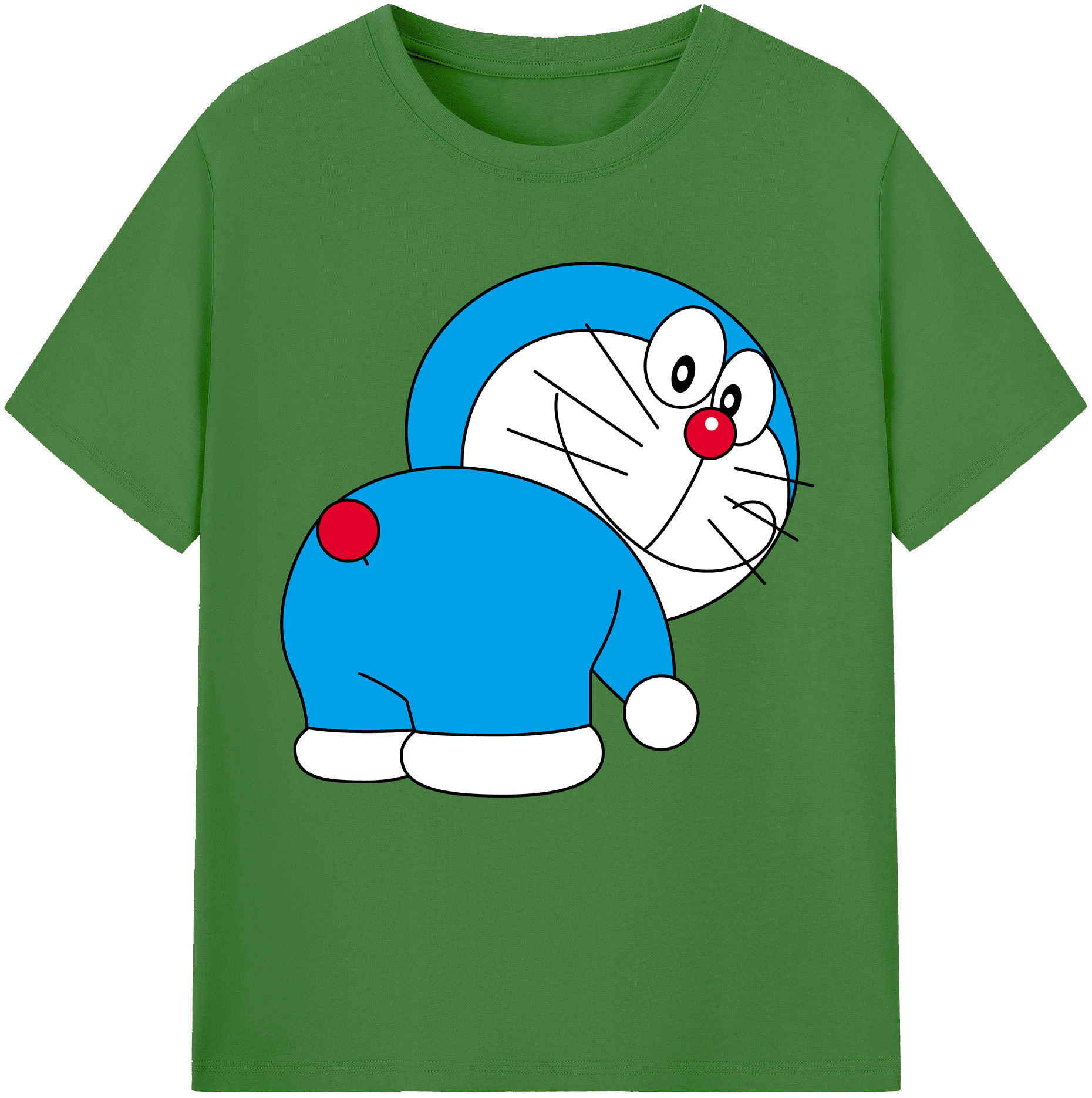 （画像用） ドラえもん Doraemon レディースカジュアルプリントTシャツ（綿100％）